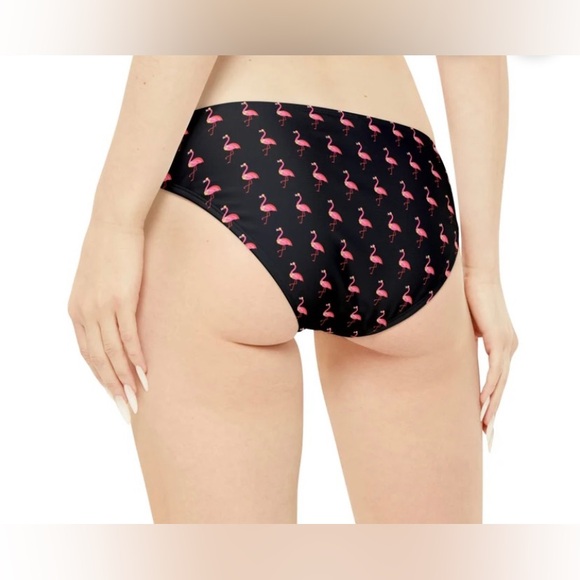 BOTTOM ONLY - Flamingo Beachwear, Flamingo BikiniBottom, Strappy Bikini Bottom - Picture 5 of 5